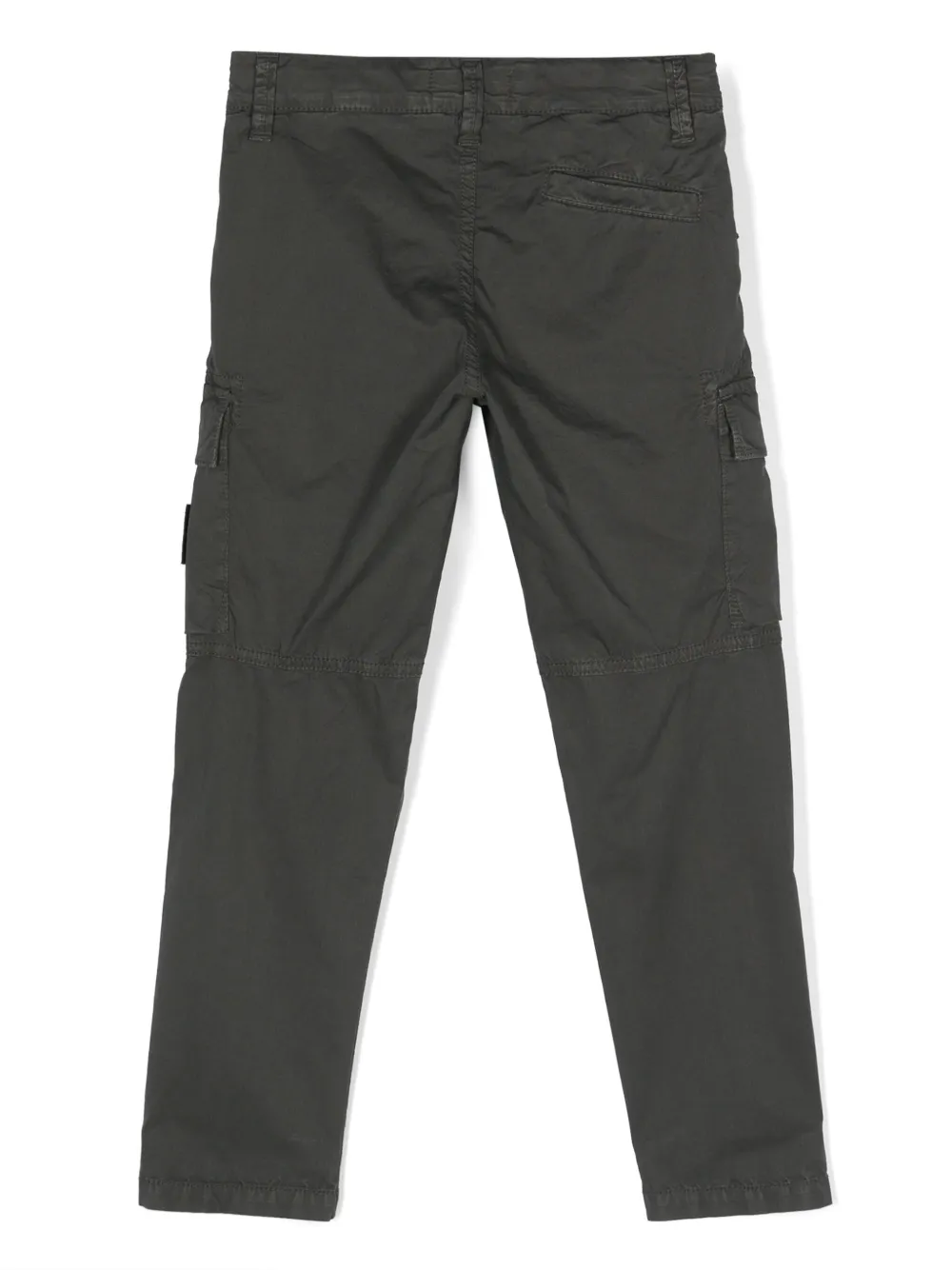 Stone Island Junior Straight broek met Compass-patroon - Groen