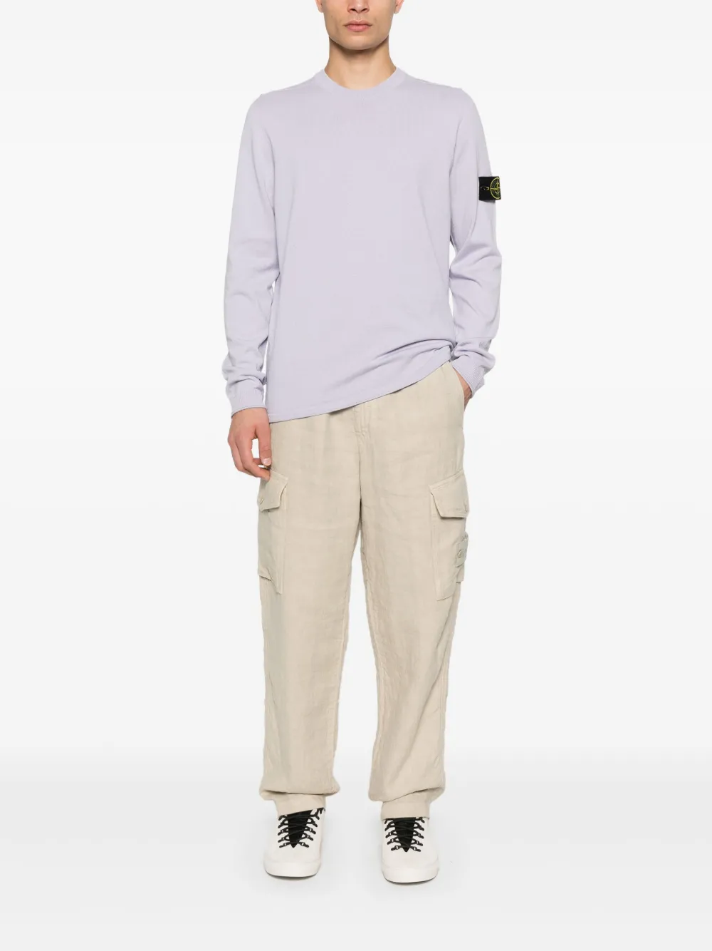 Stone Island Linnen broek - Beige