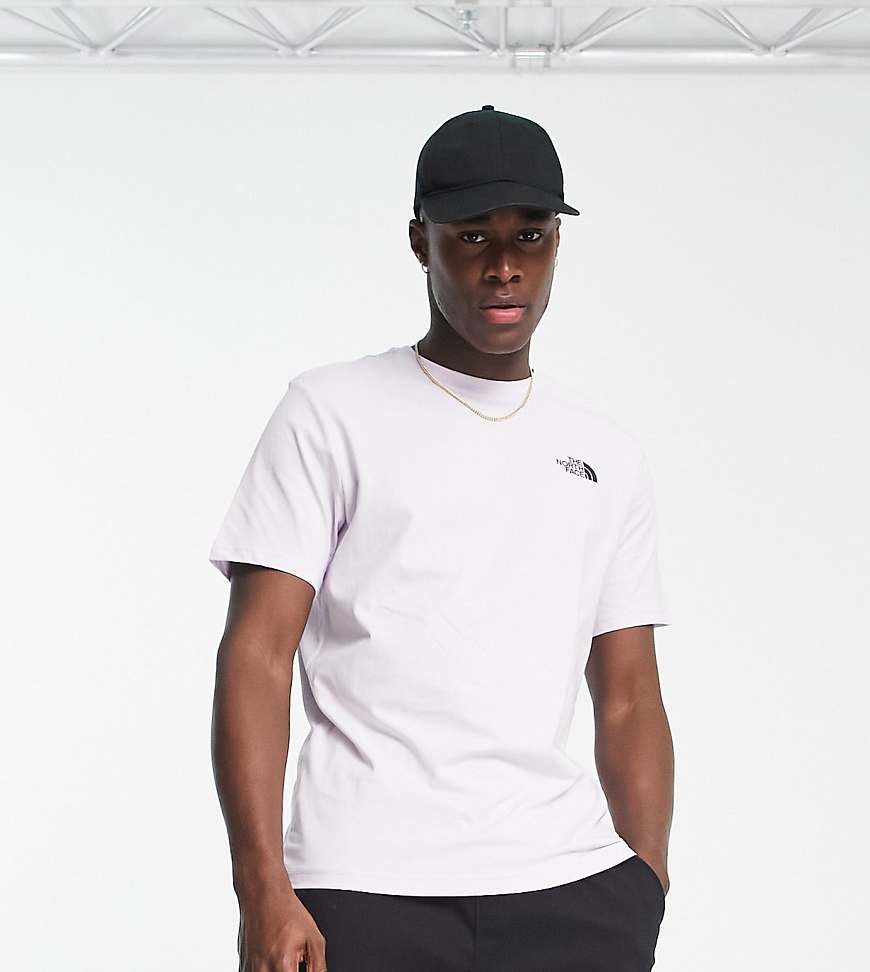 The North Face - Simple Dome - T-Shirt in Flieder, exklusiv bei ASOS-Lila
