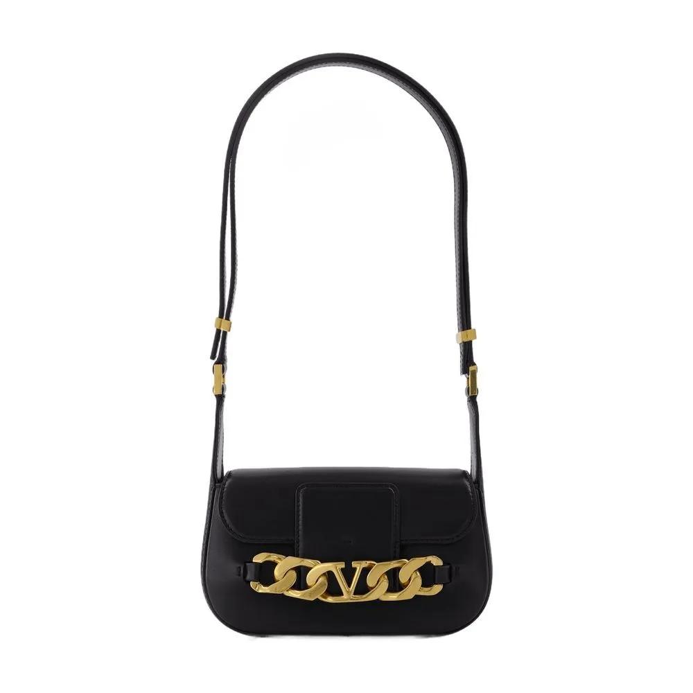 Valentino Garavani Hobo bags - Vlogo Chain Small Shoulder Bag in zwart
