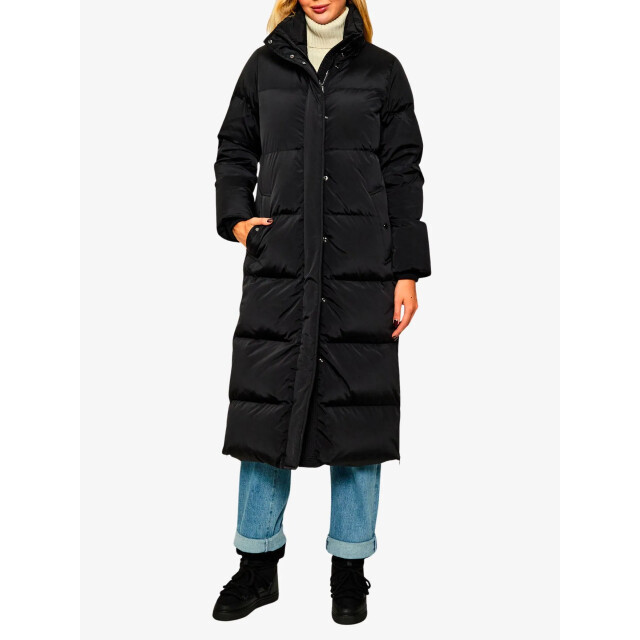 Woolrich Dames winterjas kelly lang zwart