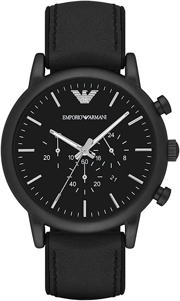 Emporio Armani Luigi Heren Horloge Zwart AR1970