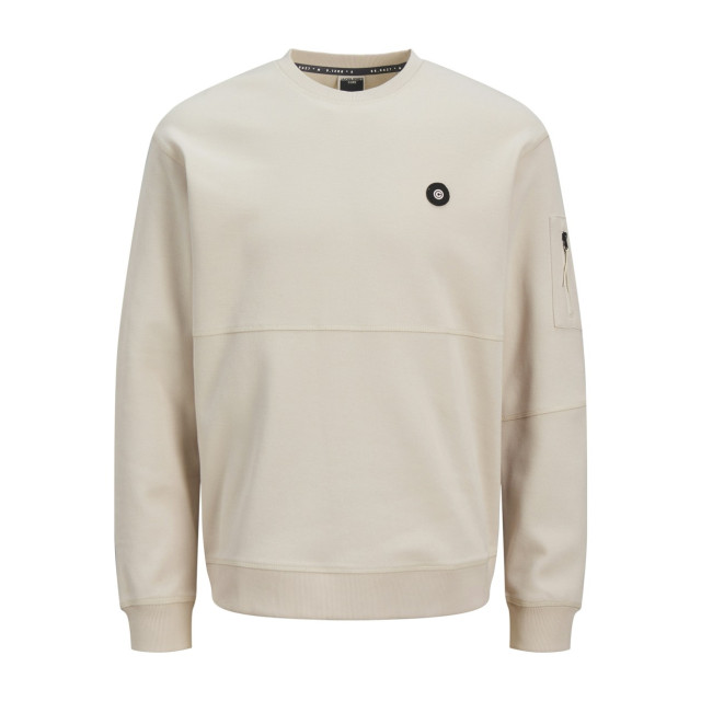 Jack & Jones Jcojoe sweat crew neck smu off-white