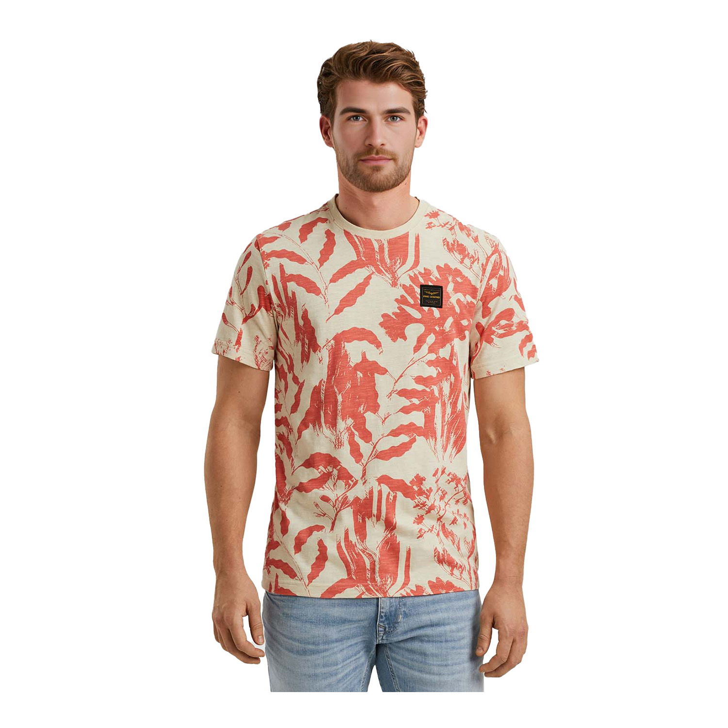 Pme Legend Short Sleeve R-neck Slub Jersey