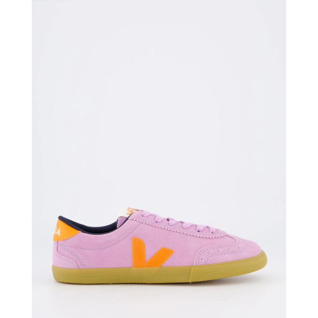 Veja Dames volley suede sneaker blauw
