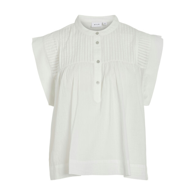 Vila Vikatinka sl short shirt off-white