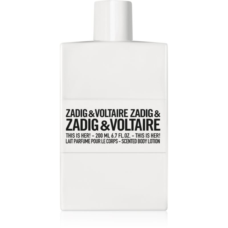 ZADIG&VOLTAIRE THIS IS HER! Bodylotion voor Vrouwen 200 ml