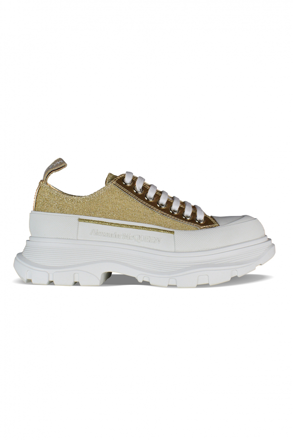 Alexander McQueen Sneakers Tread Slick Geel