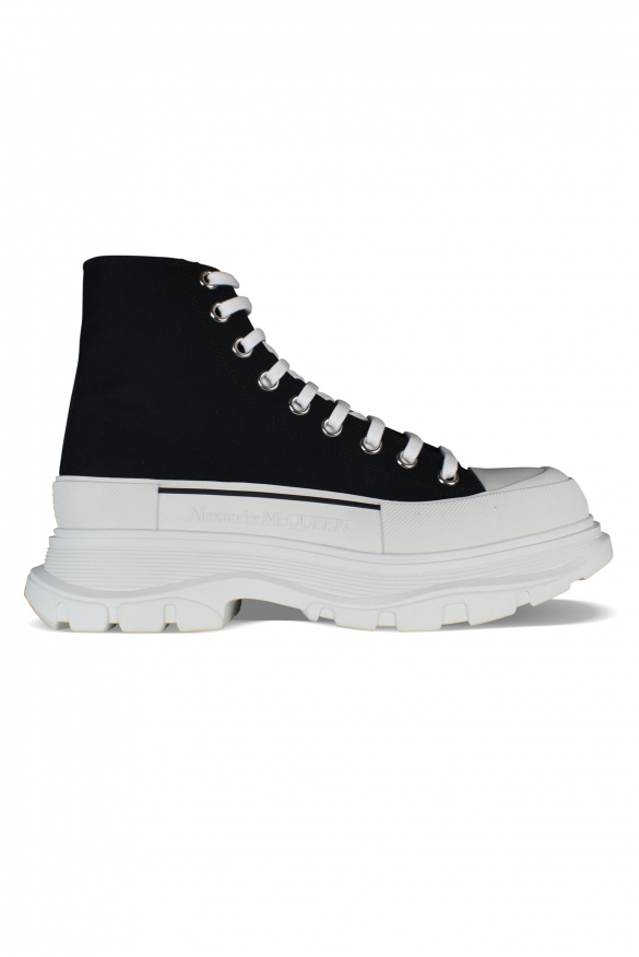 Alexander McQueen Sneakers Tread Slick Zwart