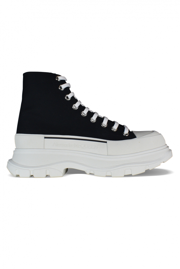 Alexander McQueen Sneakers Tread Slick Zwart