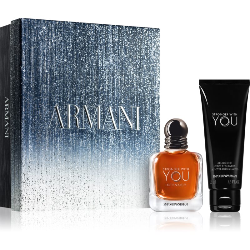 Armani Emporio Stronger With You Intensely Gift Set voor Mannen