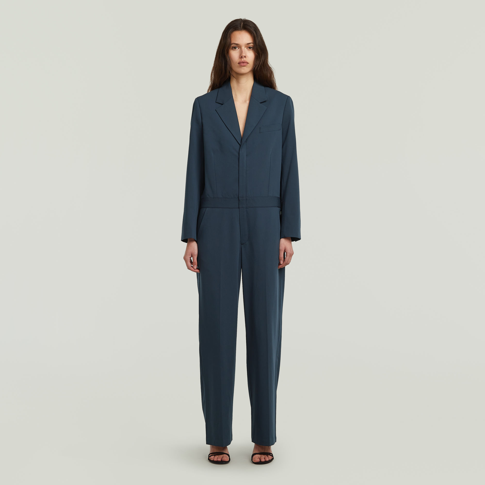Blazer Jumpsuit - Donkerblauw - Dames