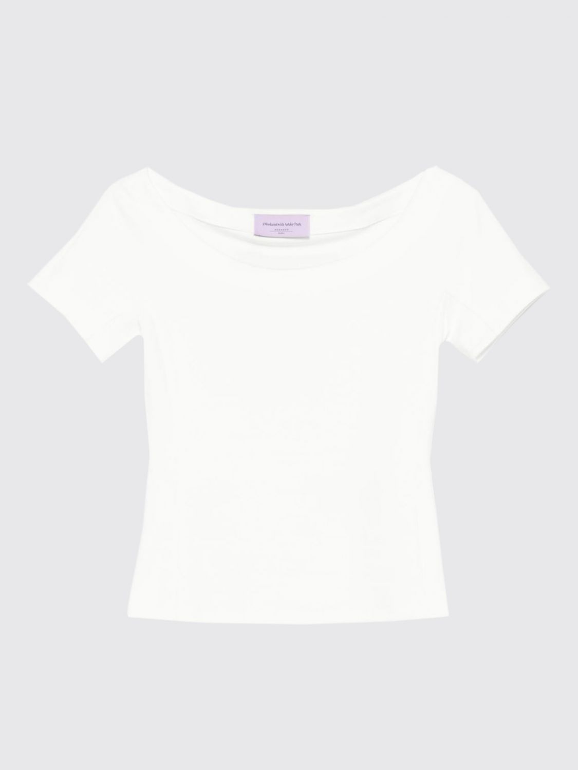 Bootneck T-shirt met Korte Mouwen