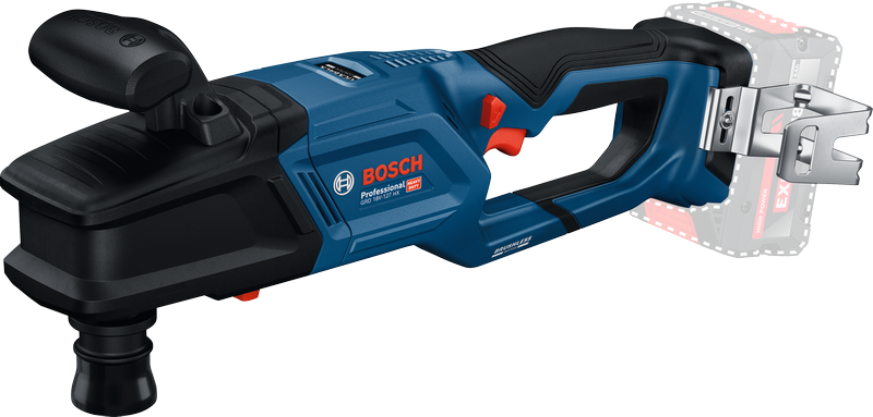 Bosch Blauw GRD 18V-127 HX Haakse accuboormachine | Solo | Incl. Haak | Zonder Accu en Lader - 06019N5100