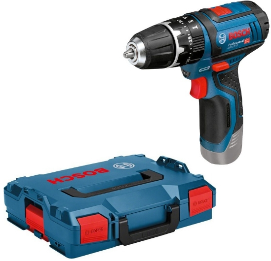 Bosch Blauw GSB 12V-15 Solo Klopboormachine | zonder accu's en lader in L-boxx - 06019B690E
