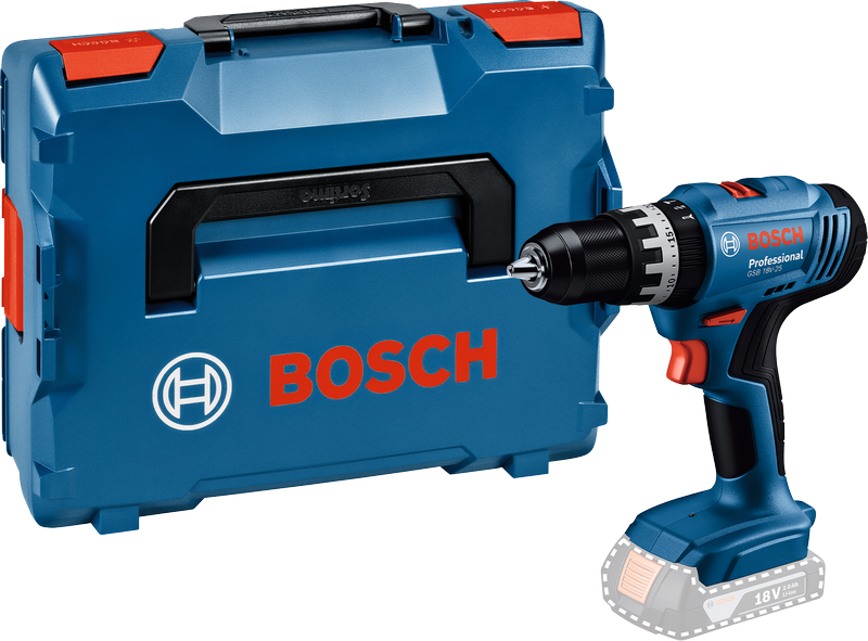 Bosch Blauw GSB 18V-25 Accuklopboorschroevendraaier | Solo in L-Boxx | Zonder Accu en Lader - 06019K9301