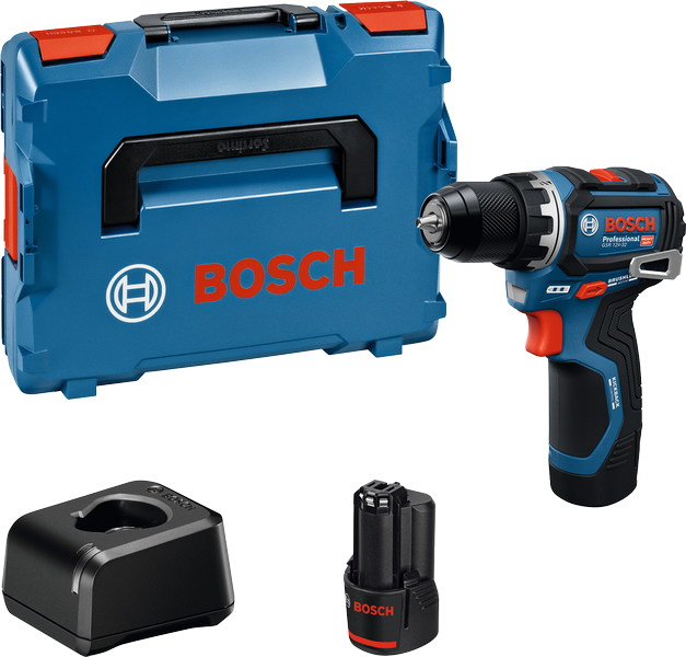 Bosch Blauw GSR 12V-32 Accuschroefboormachine | 2x GBA 12V 2,0 Ah en Lader GAL 12V-20 - 06019N7002