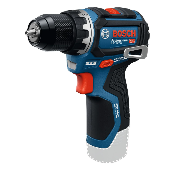 Bosch Blauw GSR 12V-32 Accuschroefboormachine | Solo | Zonder Accu en Lader - 06019N7000