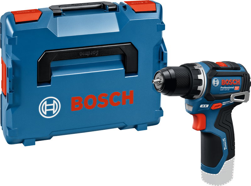 Bosch Blauw GSR 12V-32 Accuschroefboormachine | Solo in L-Boxx | Zonder Accu en Lader - 06019N7001