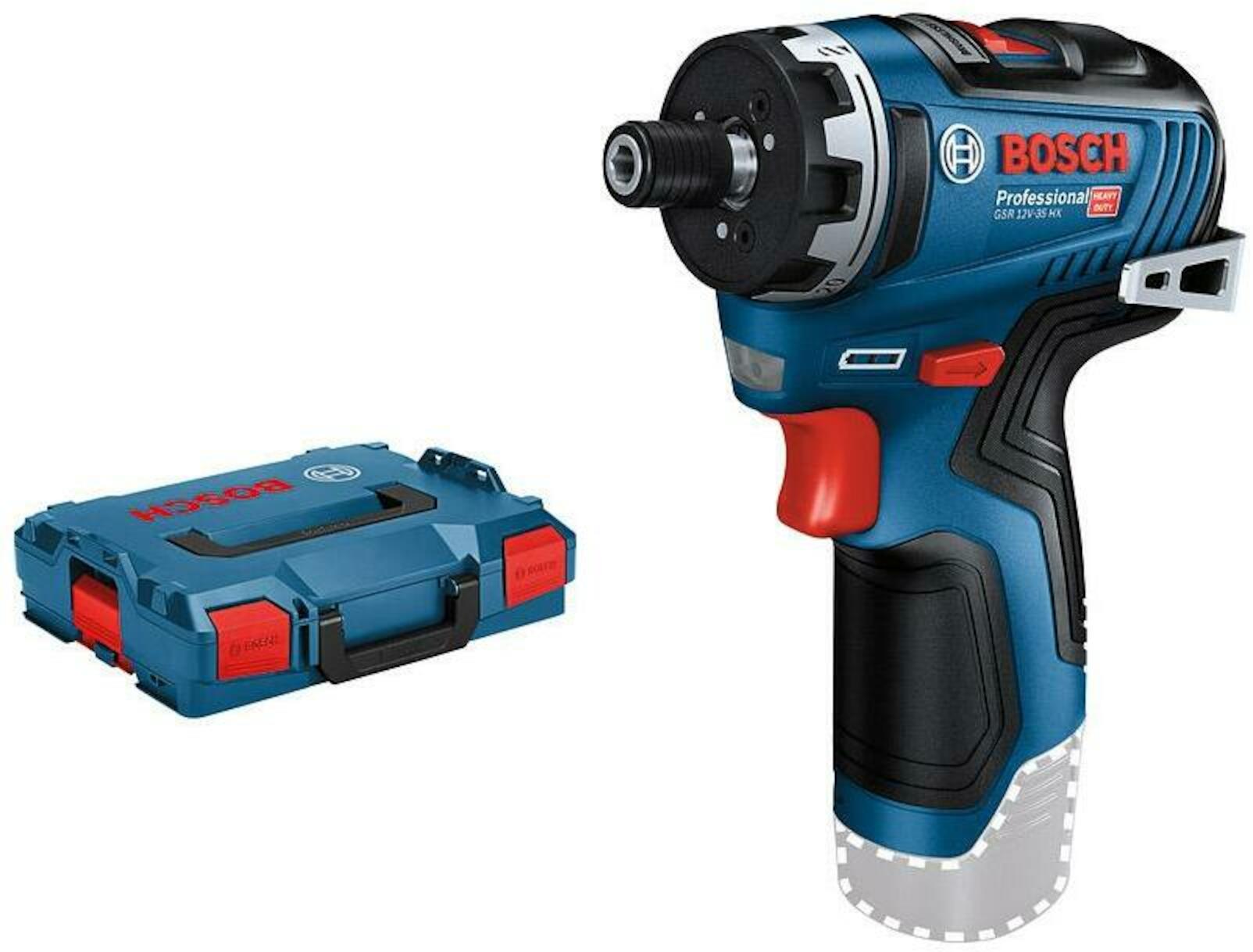 Bosch Blauw GSR 12V-35 HX accuschroevendraaier | in L-BOXX | excl. accu en oplader - 06019J9102