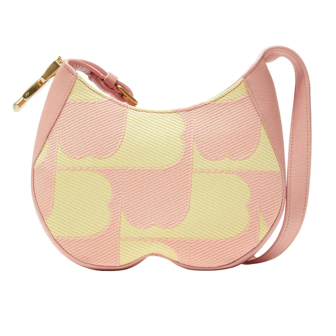 Burberry Chess Kleine Blush Roze Leren Schoudertas