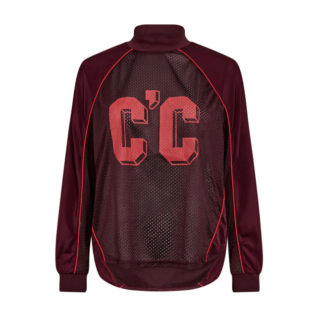 Co'Couture Treycc c'c blouse mouwen bordeaux
