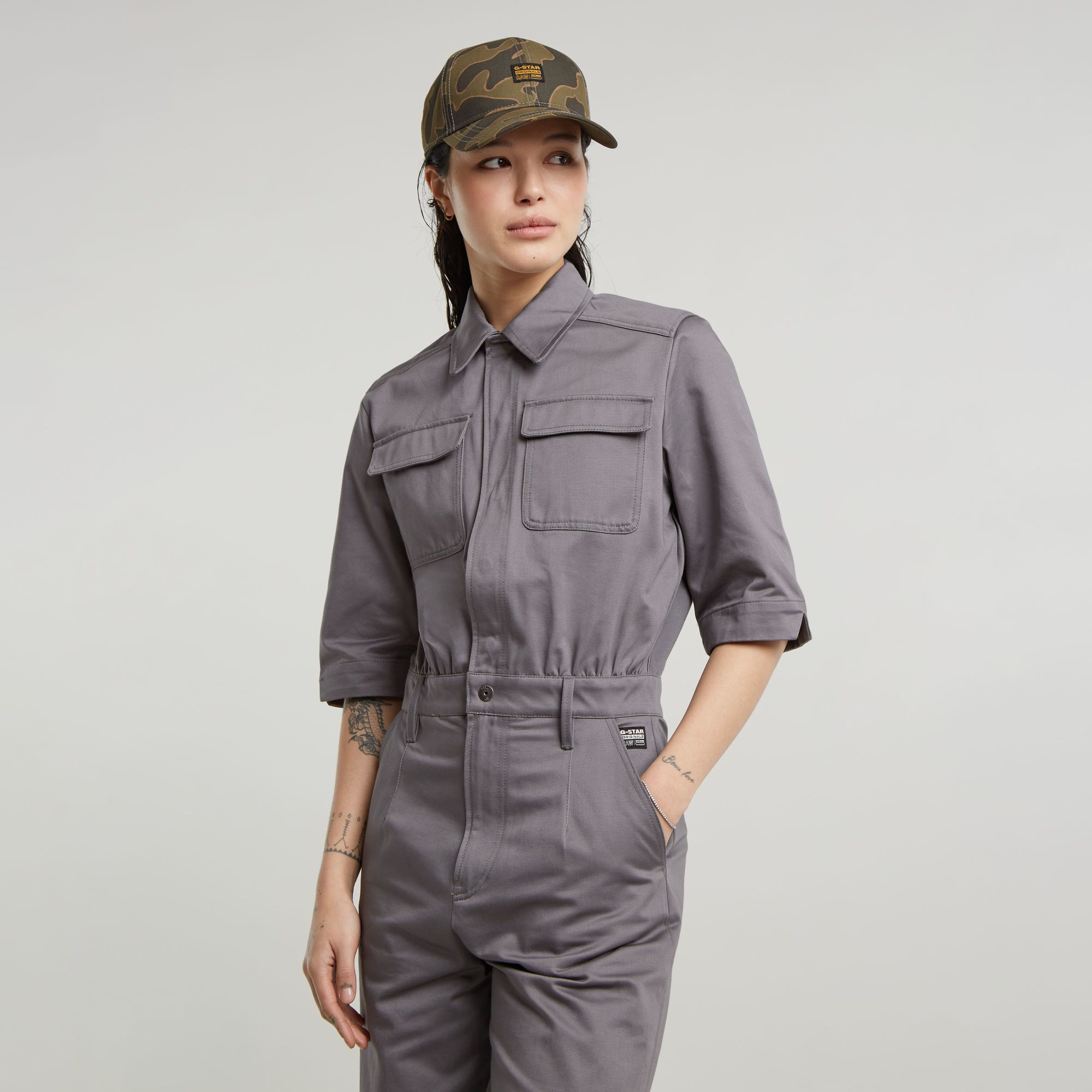 Core Jumpsuit - Grijs - Dames