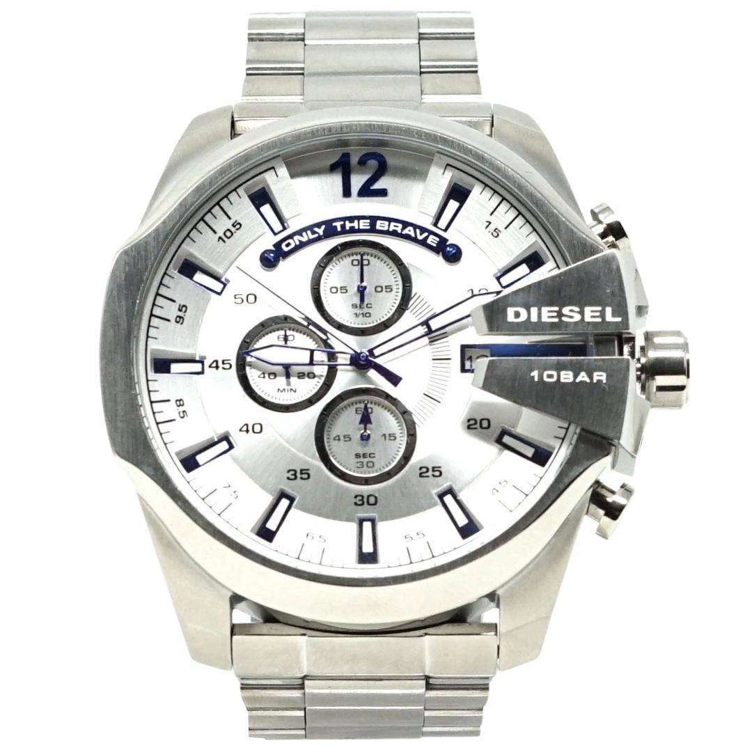 Diesel DZ4477 Mega Chief Silver Watch