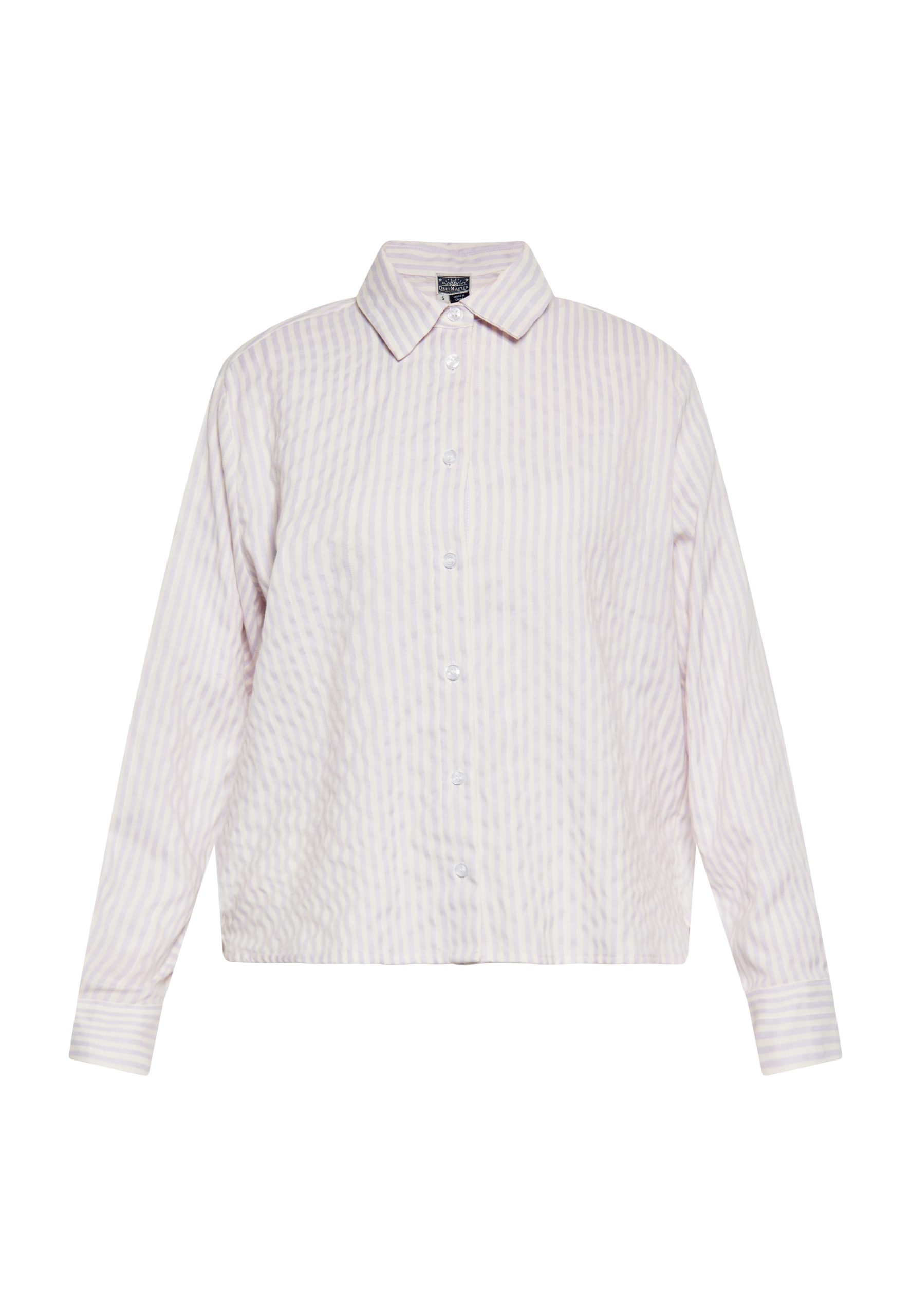 Dreimaster Blouse Dames Lichtpaars gebroken wit