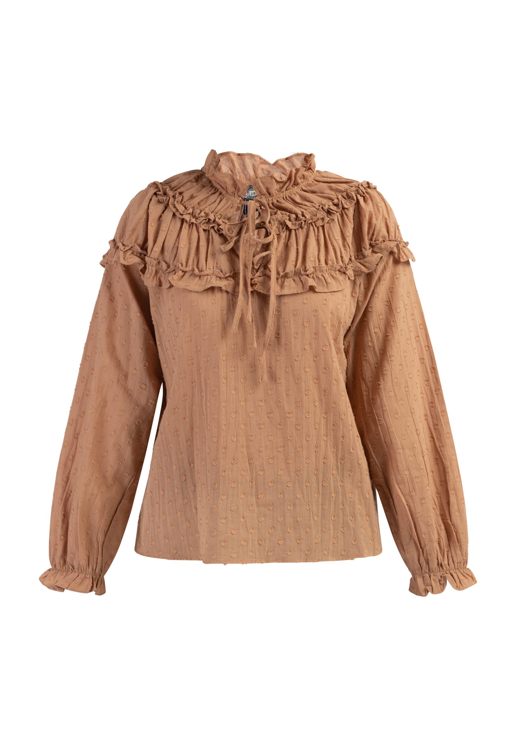 Dreimaster Blouse Dames lichte roest