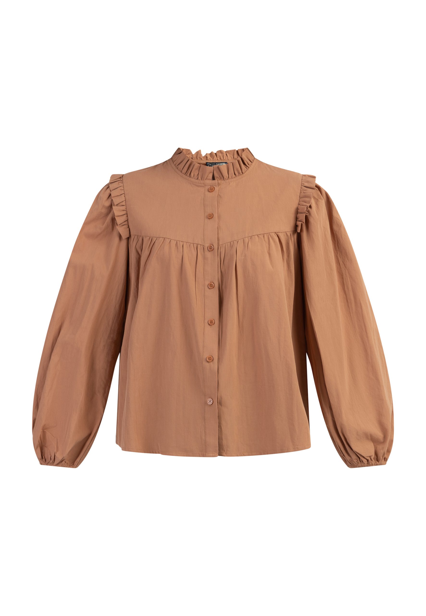 Dreimaster Blouse Dames lichte roest
