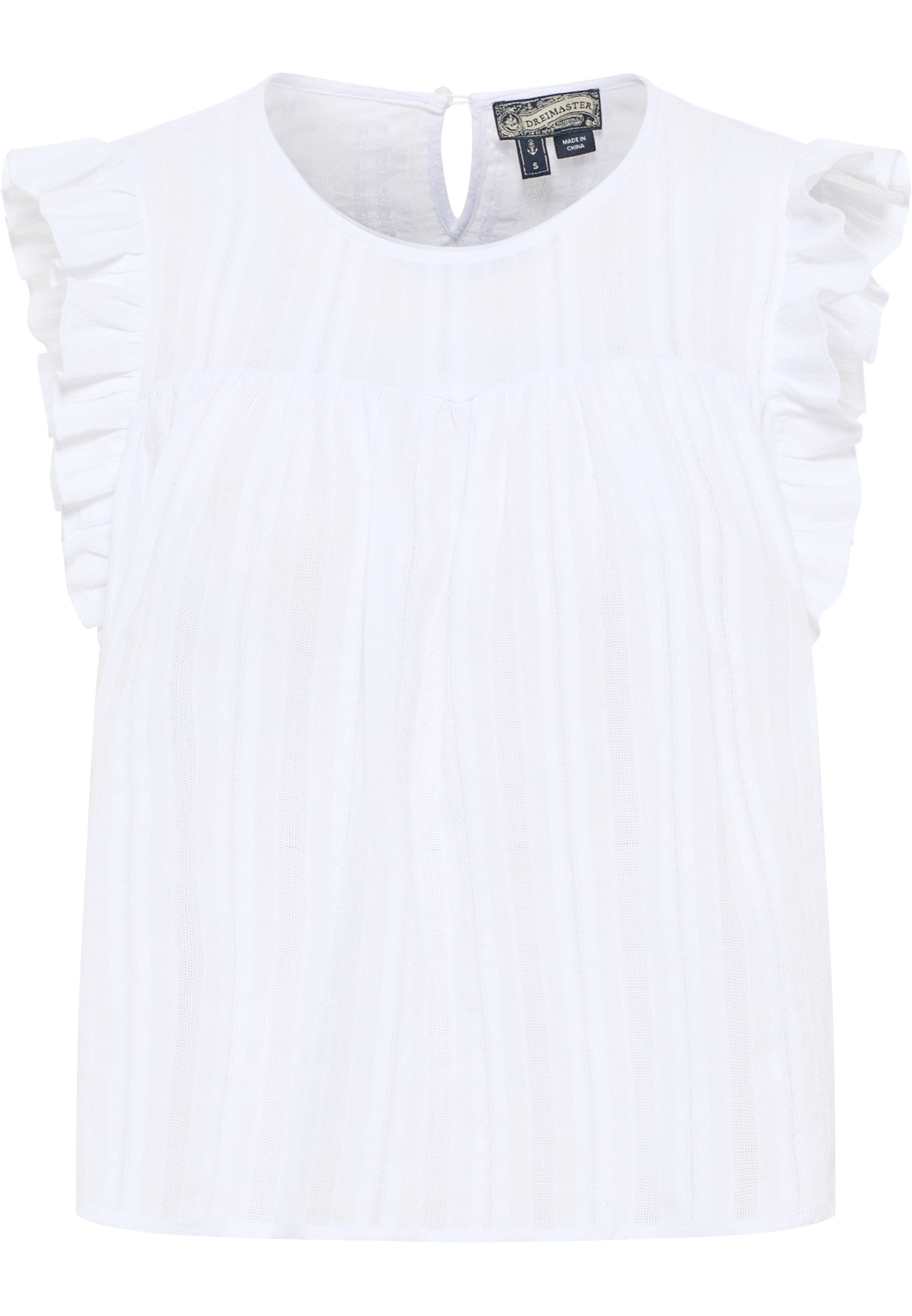 Dreimaster Blouse Dames wit