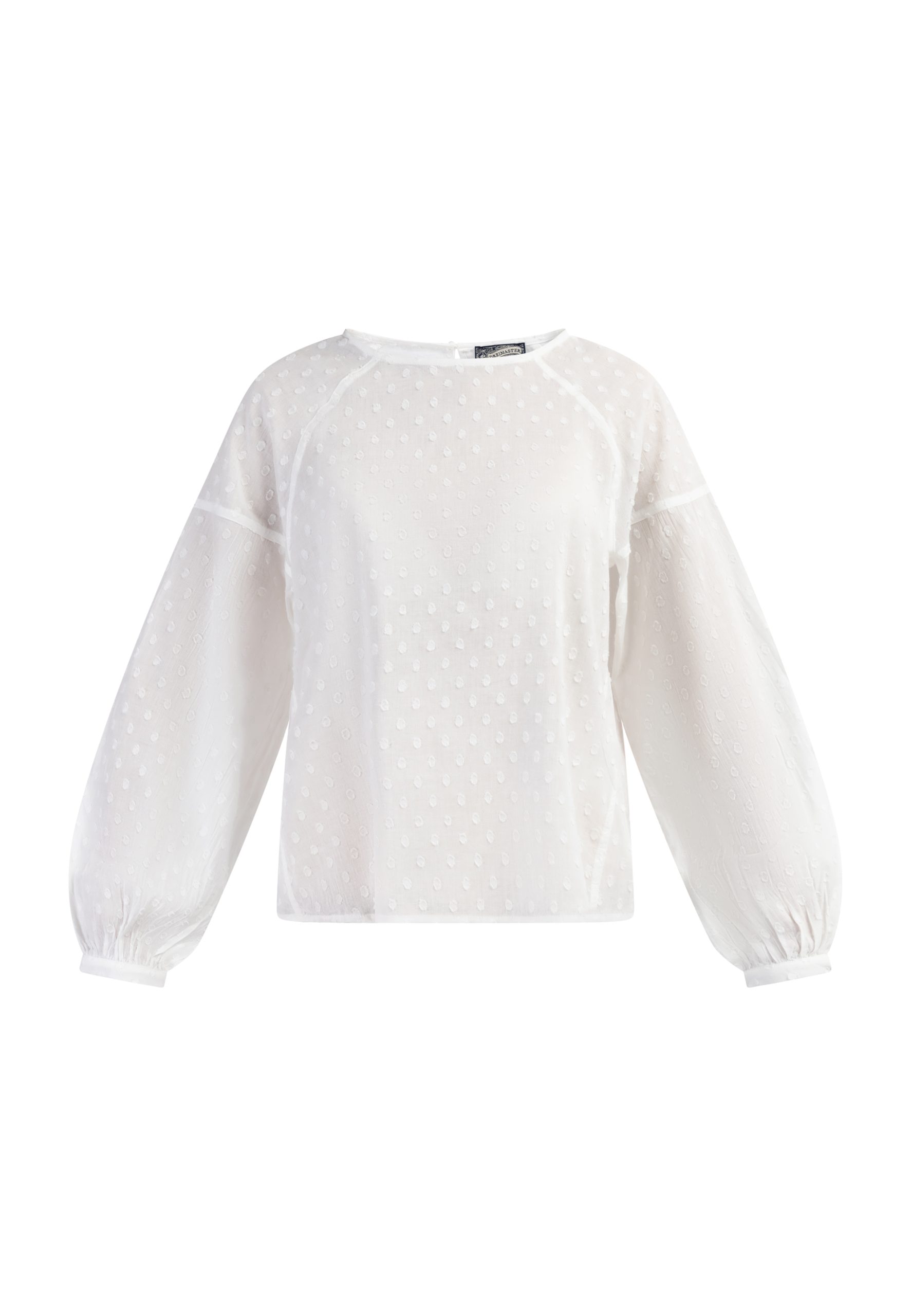 Dreimaster Blouse Dames wolwit