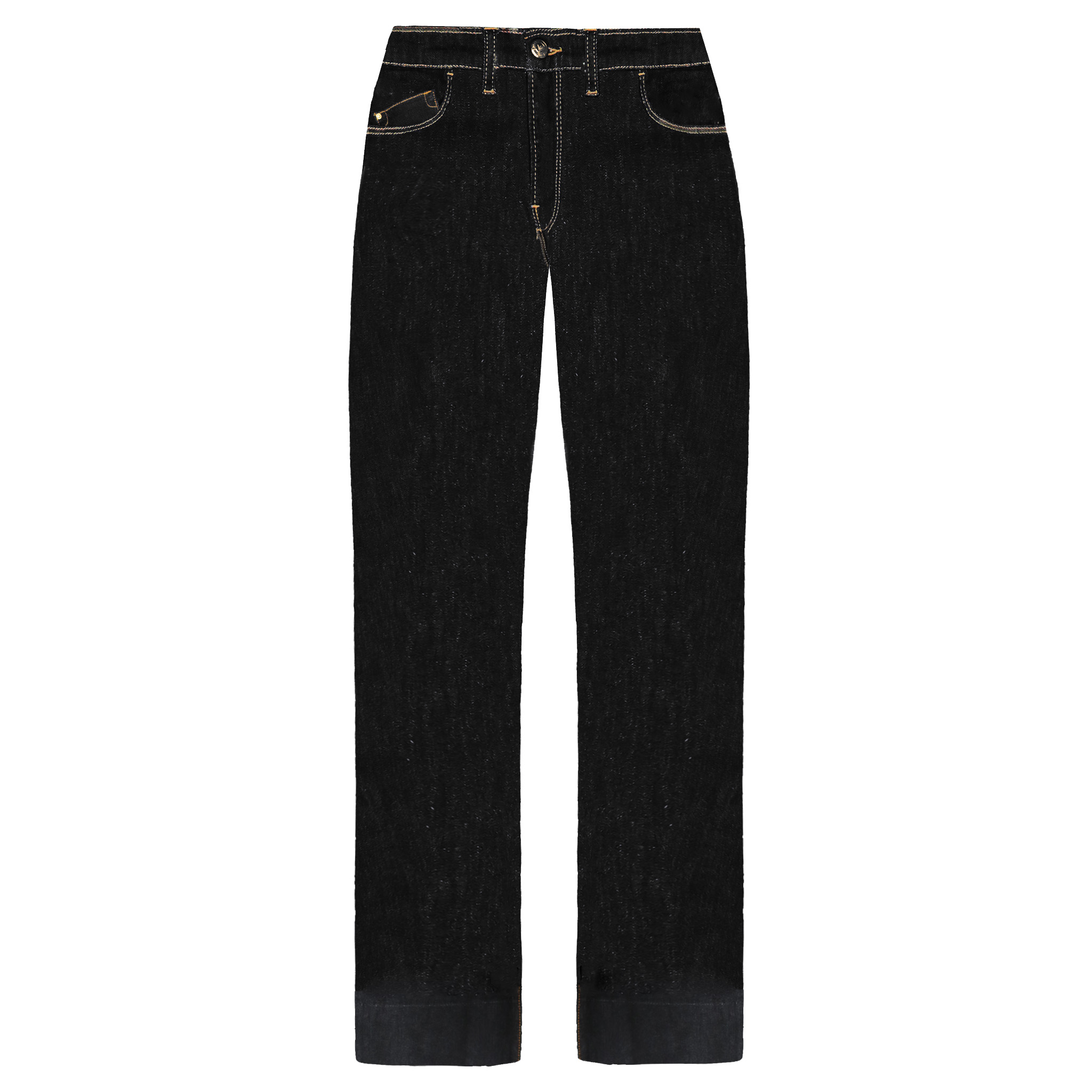 Emporio Armani J33 Regular Fit Wijde Benen Dames Jeans