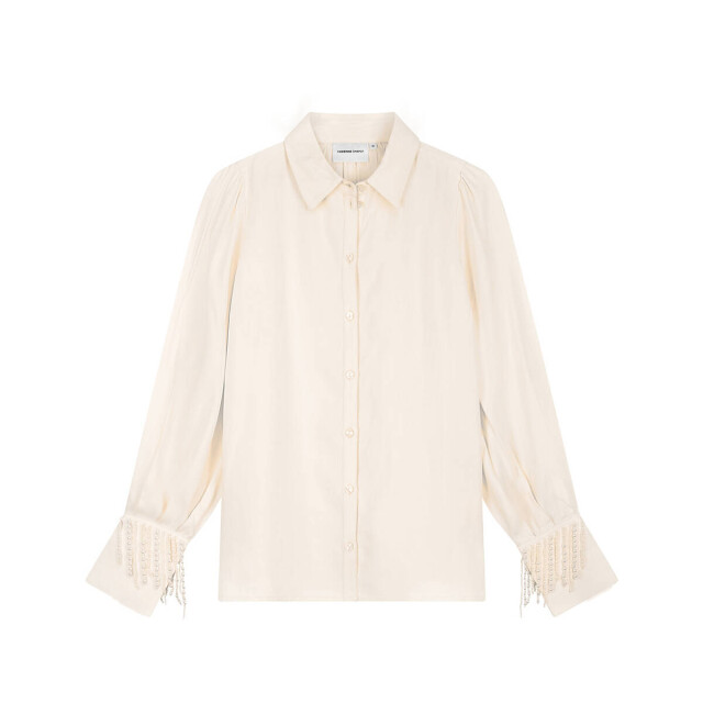 Fabienne Chapot Blouse lange mouw cltbls42 pearl