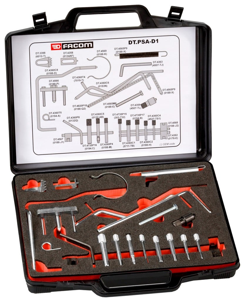 Facom afstelkoffer psa diesel - DT.PSA-D1