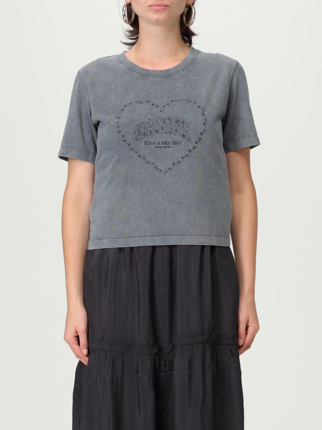 Grafisch Hart Katoen T-shirt