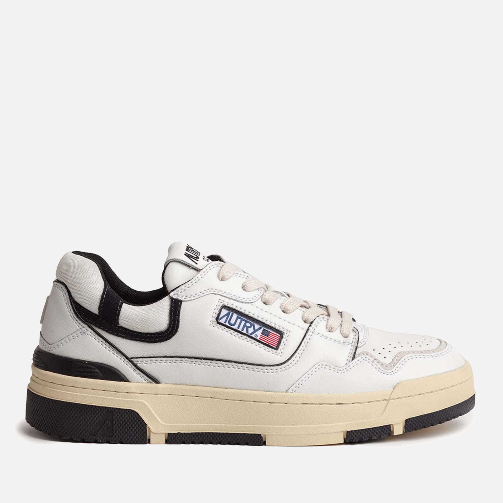 Heren Autry Court Leren Trainers in Zilver