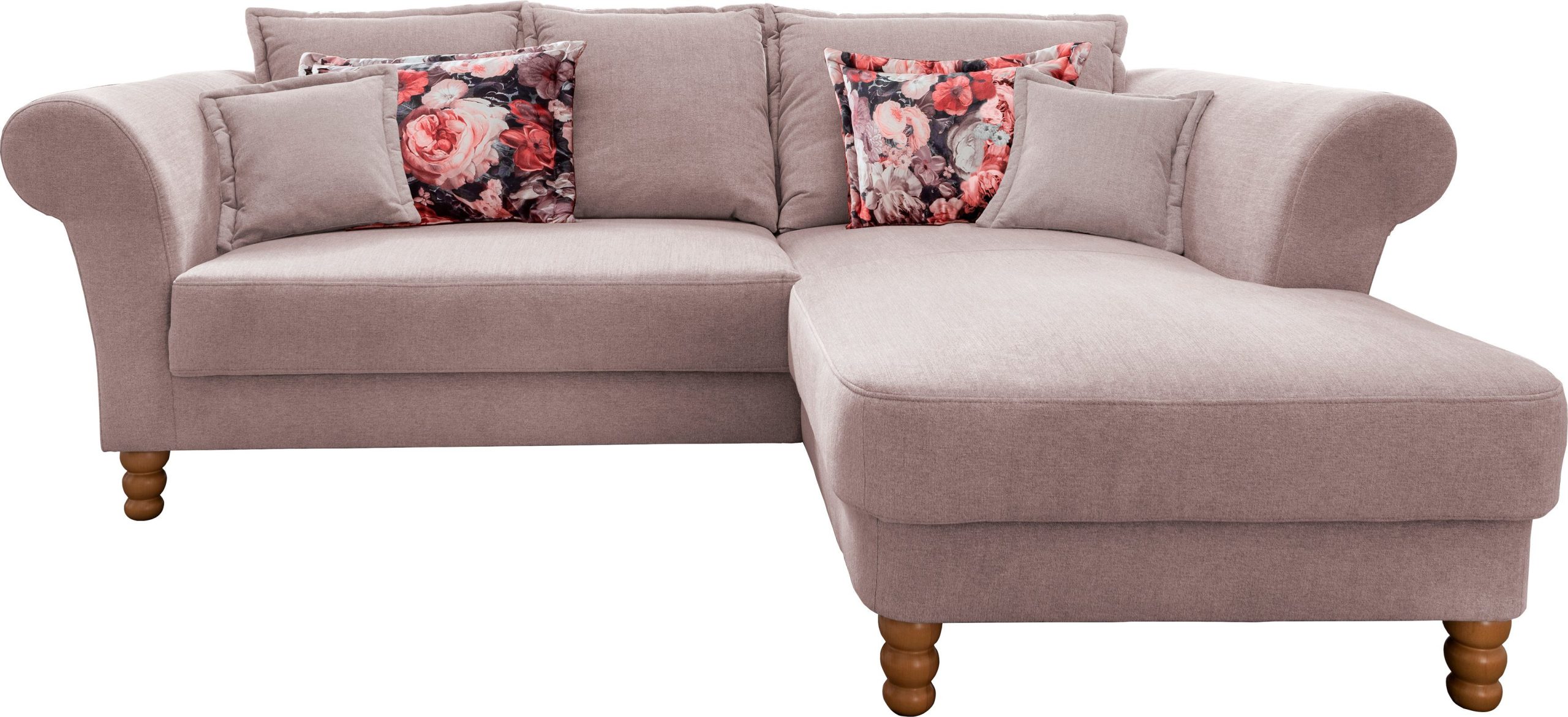 Home affaire Hoekbank Tassilo Mega gestoffeerde hoekbank met koudschuim in de zitting, comfortabel, L-vorm