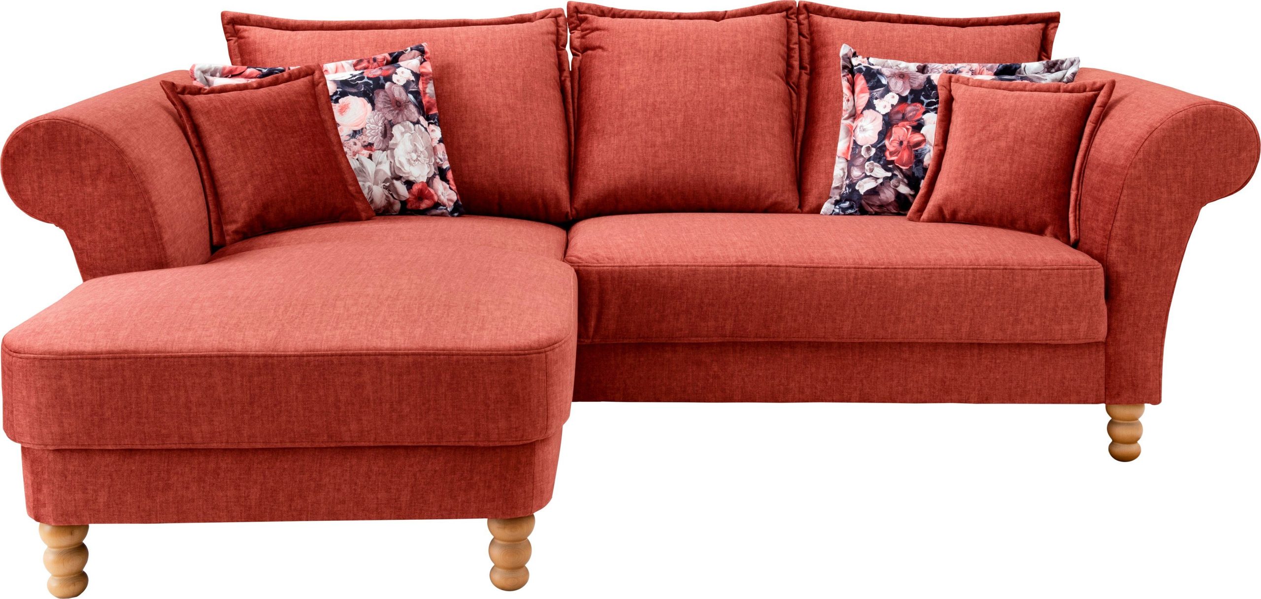 Home affaire Hoekbank Tassilo Mega gestoffeerde hoekbank met koudschuim in de zitting, comfortabel, L-vorm