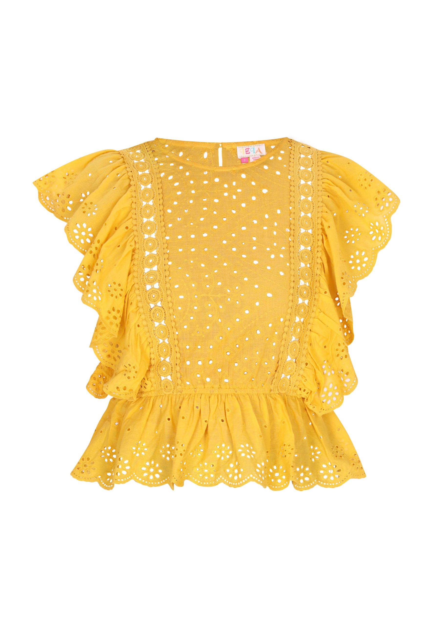 IZIA Blouse Dames geel