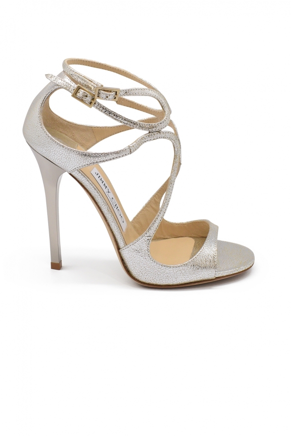 Jimmy Choo Sandalen Lance Zilver