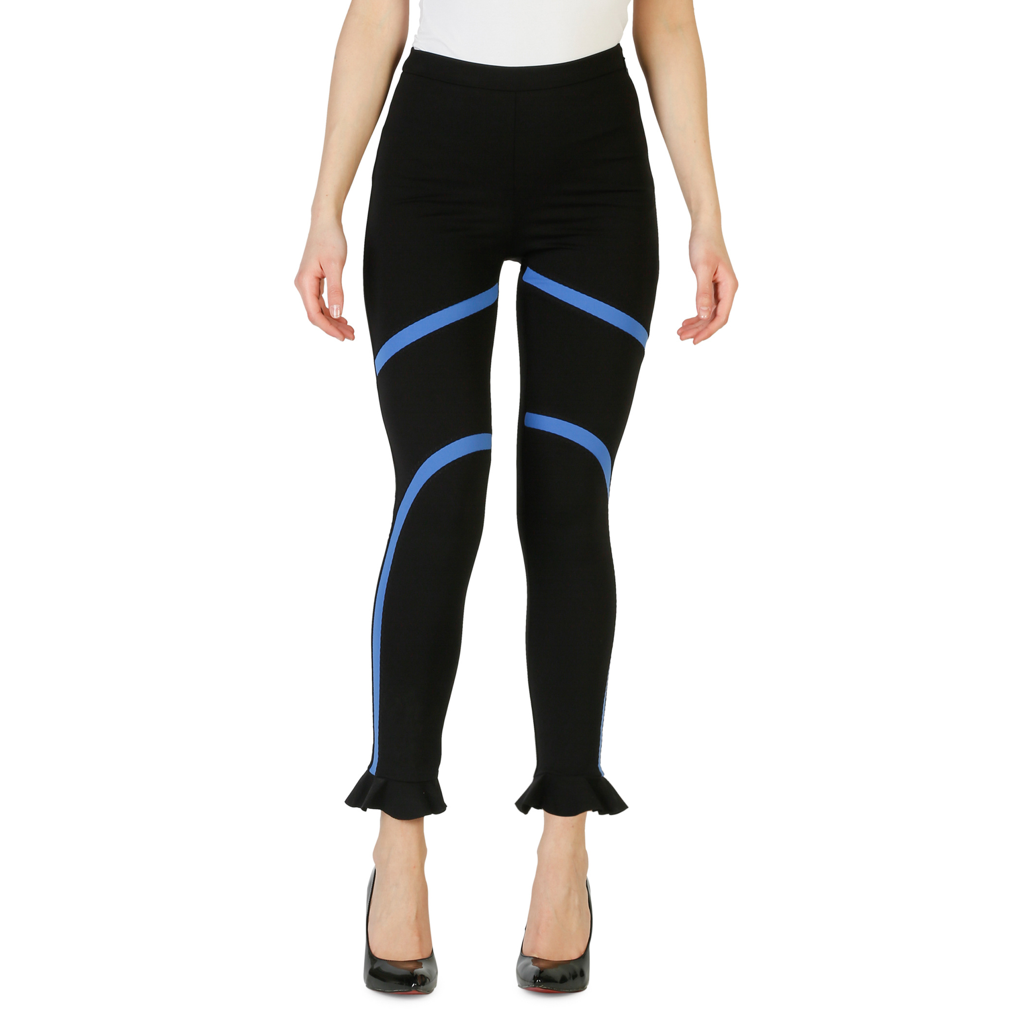 Leggings met blauwe accenten