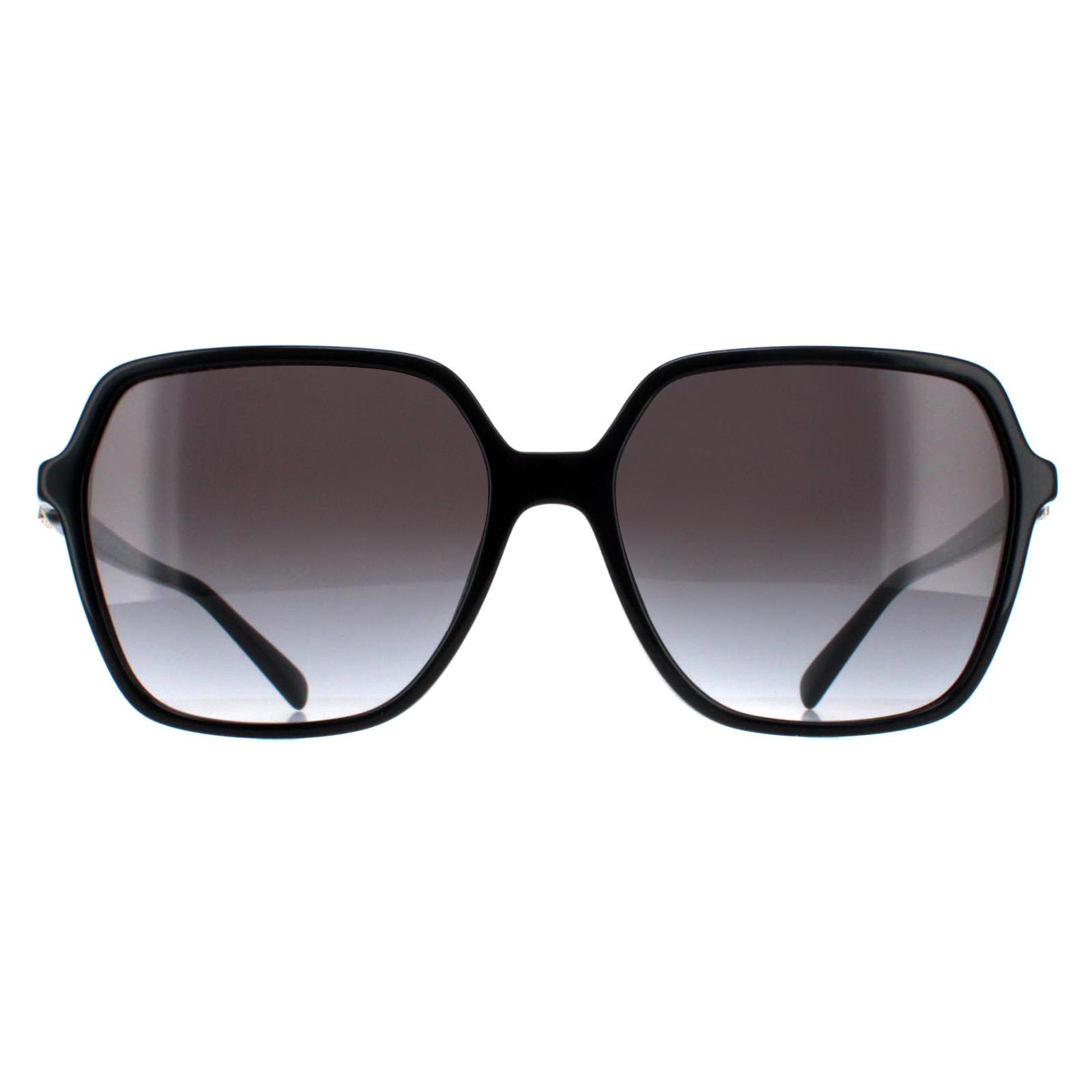 Michael Kors MK2196U Jasper 30058G zwart donkergrijs gradiÃ"nt zonnebril