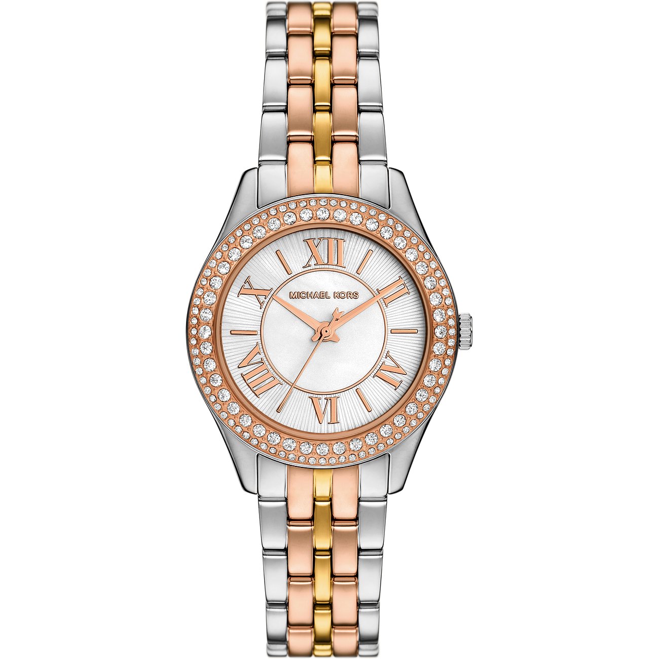 Michael Kors Mini Harlowe Dames Gouden Horloge MK4846
