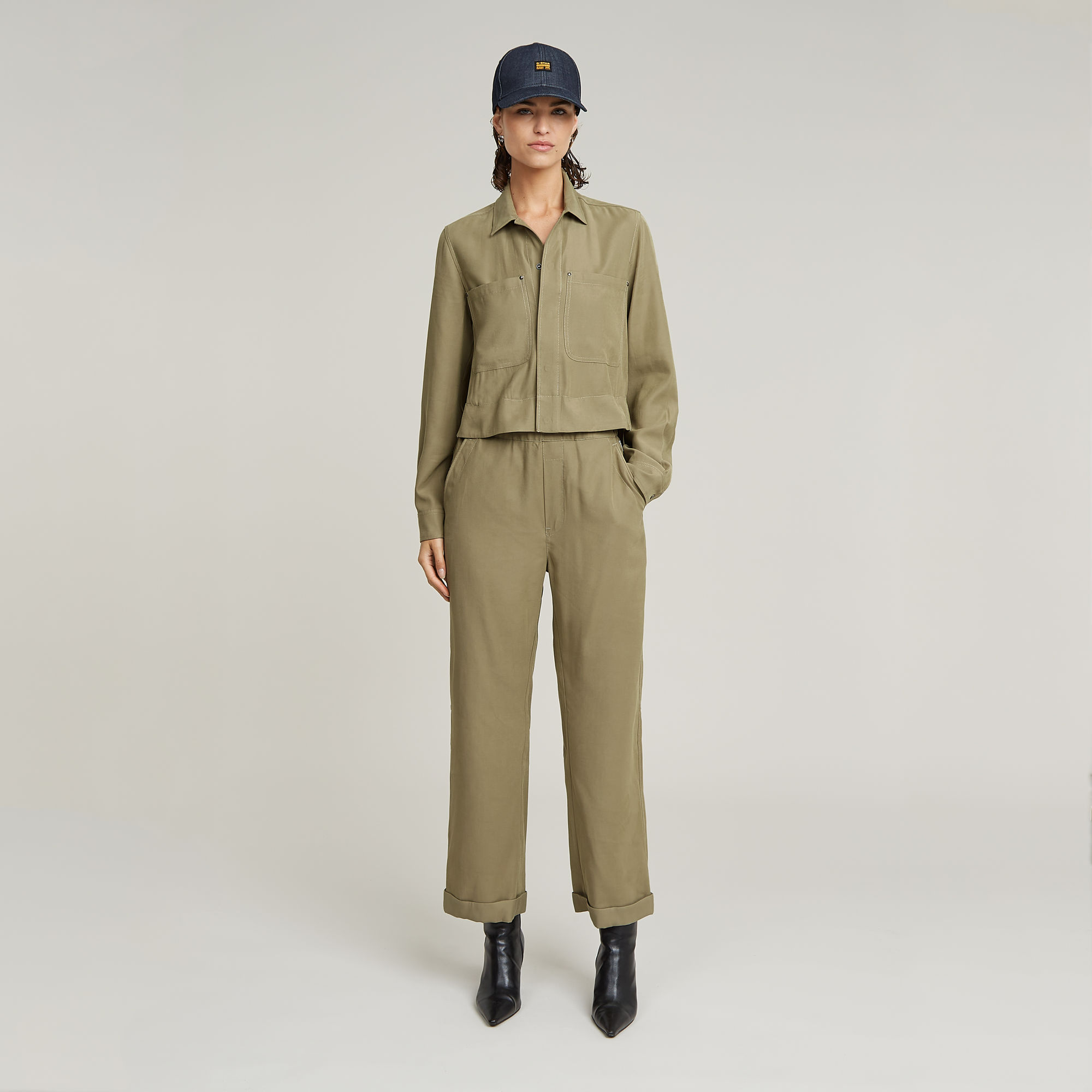 Modular Army Jumpsuit - Groen - Dames