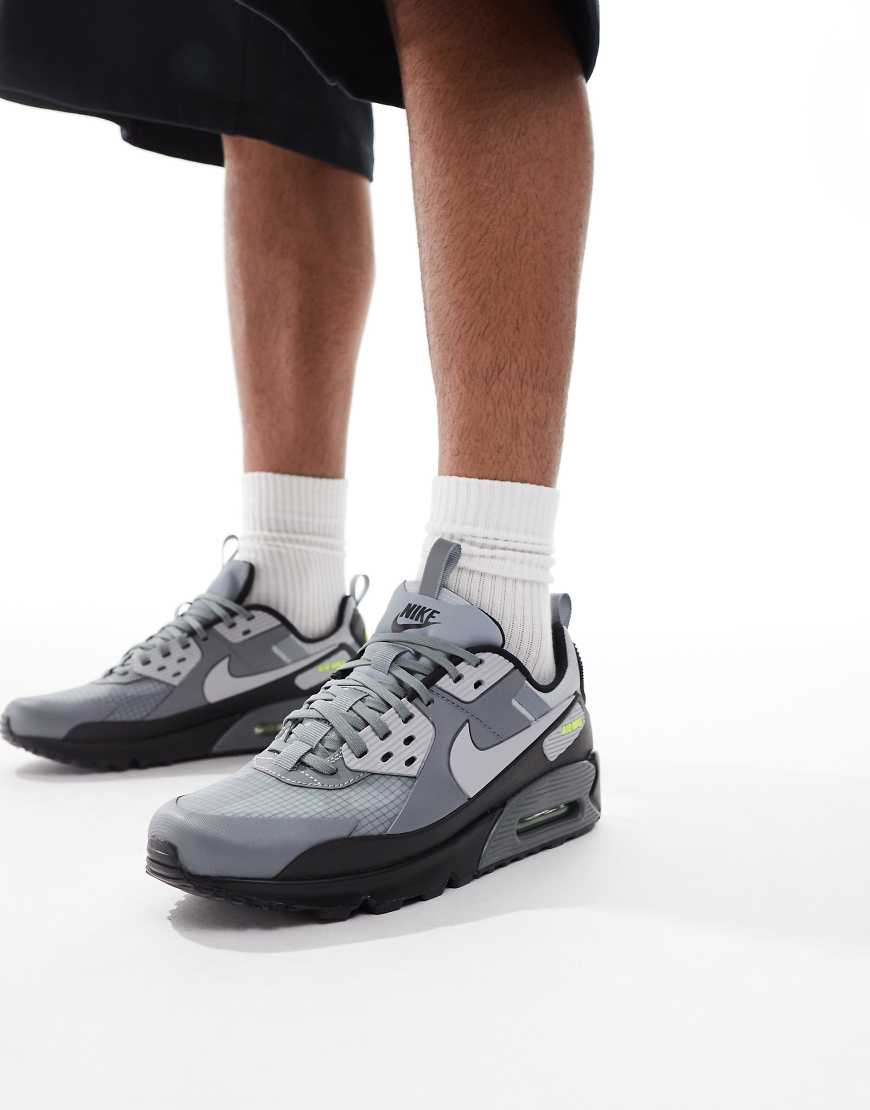 Nike - Air Max 90 Drift - Sneaker in Grau, Schwarz und Grün