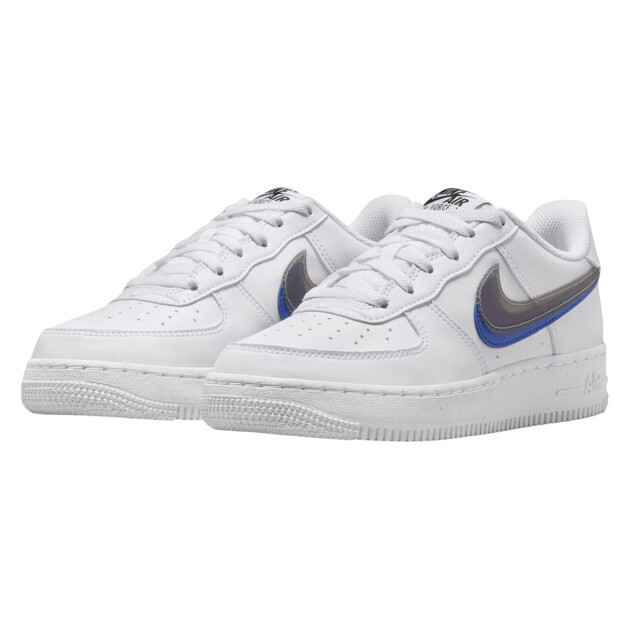 Nike Dames air force 1 swoosh leren trainers