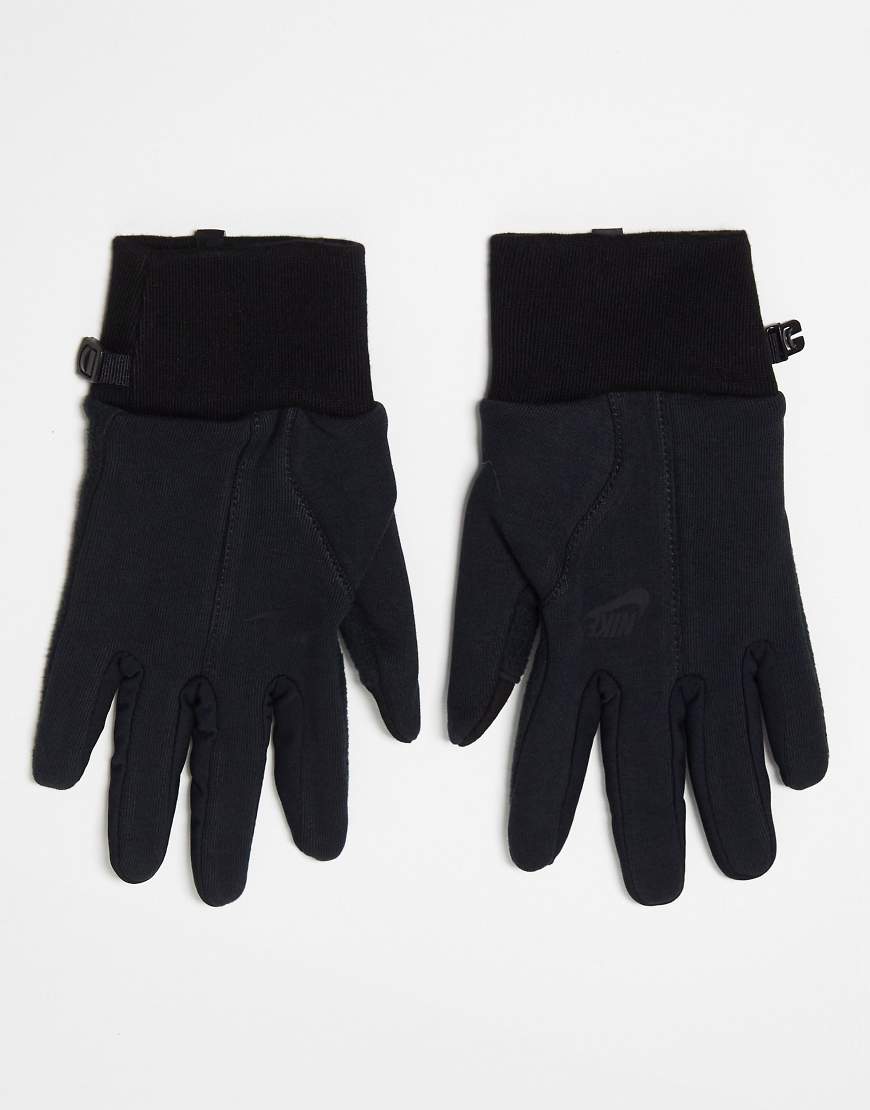 Nike - Tech Fleece 2.0 - Handschuhe in Schwarz