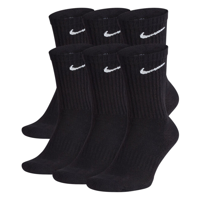 Nike Uniseks adult everyday gewatteerde sokken (set van 6)